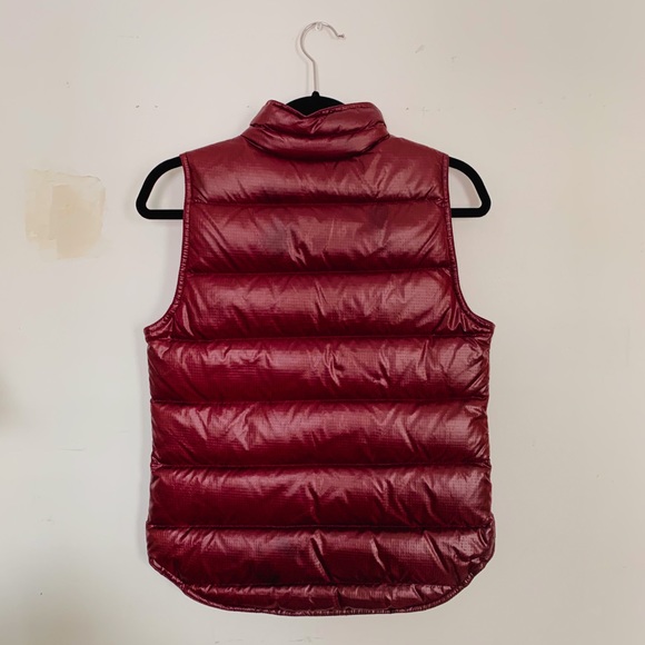 J.Crew Burgundy Puffer Vest - Picture 2 of 3